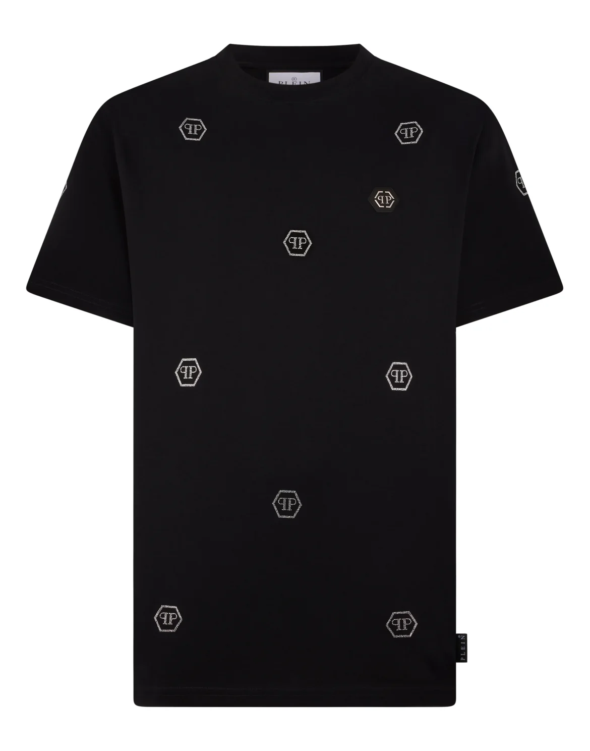 Round Neck T-Shirt Monogram Stones Monogram, цвет: Черный
