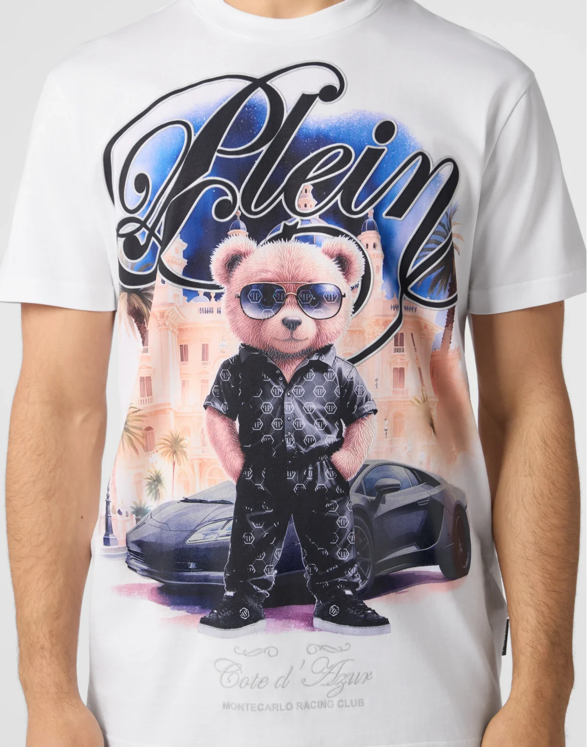 Round Neck T-Shirt Teddy, цвет: Белый