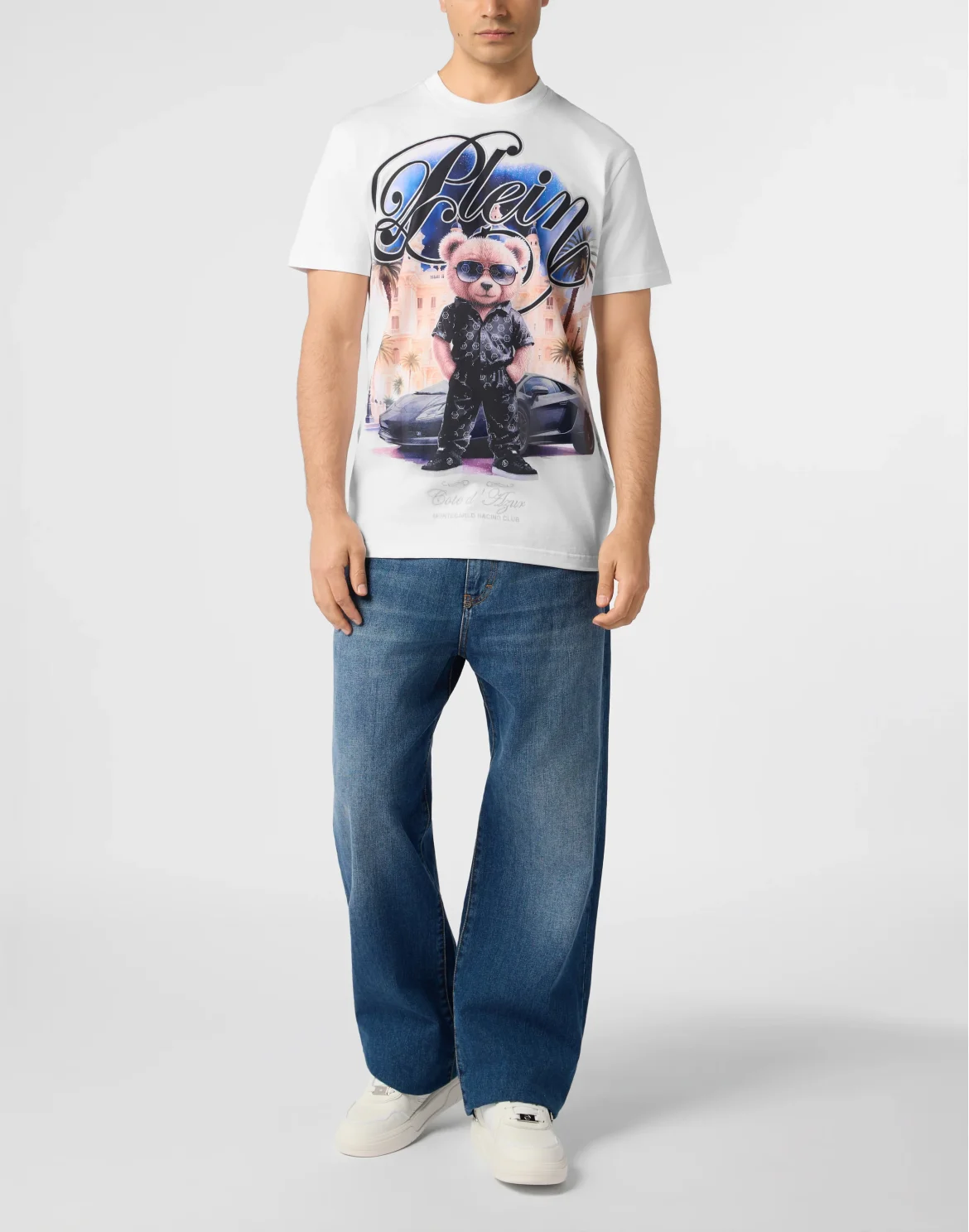 Round Neck T-Shirt Teddy, цвет: Белый