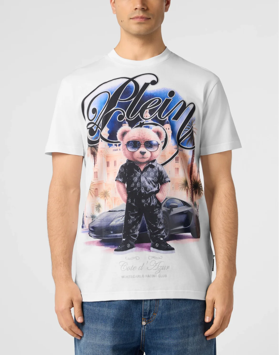 Round Neck T-Shirt Teddy, цвет: Белый