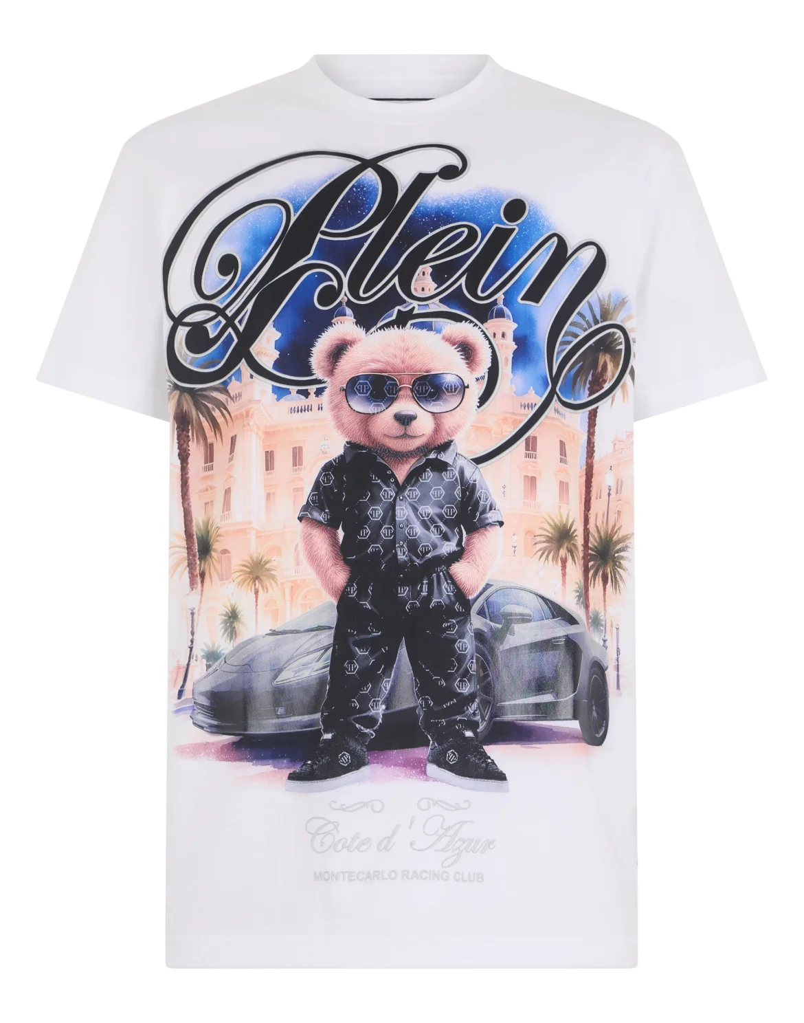 Round Neck T-Shirt Teddy, цвет: Белый