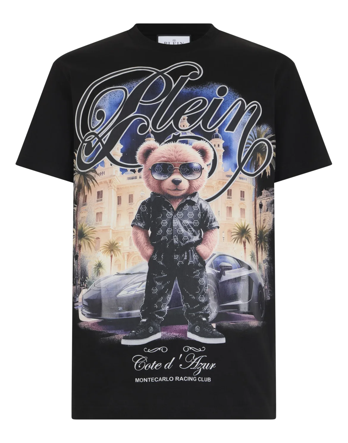 Round Neck T-Shirt Teddy, цвет: Черный