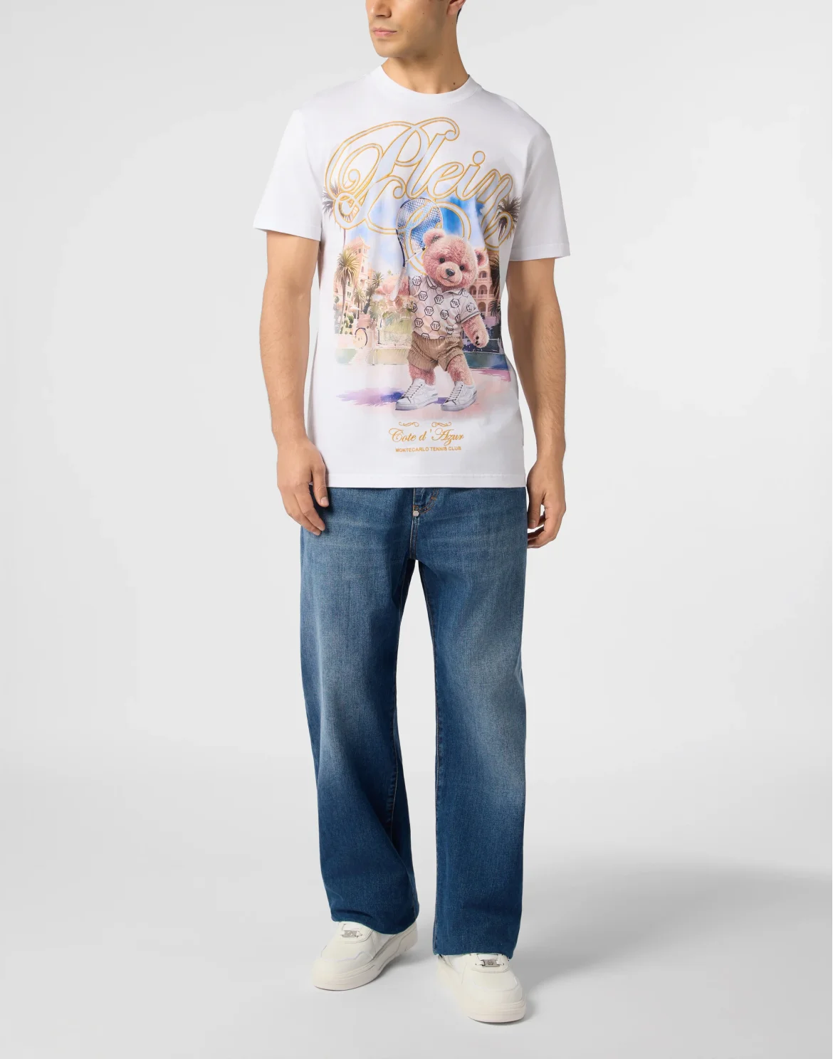 Round Neck T-Shirt Teddy Tennis, цвет: Белый