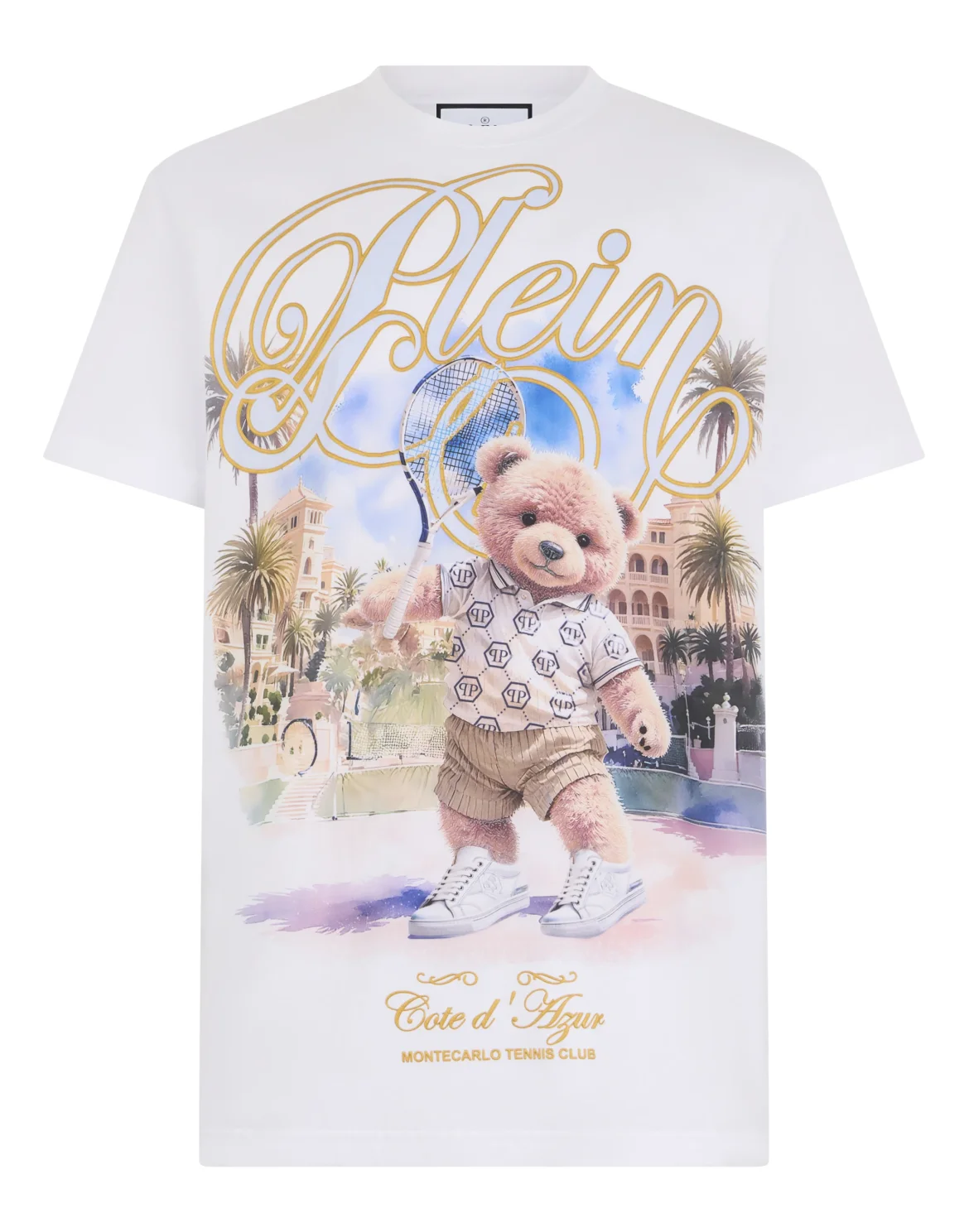 Round Neck T-Shirt Teddy Tennis, цвет: Белый
