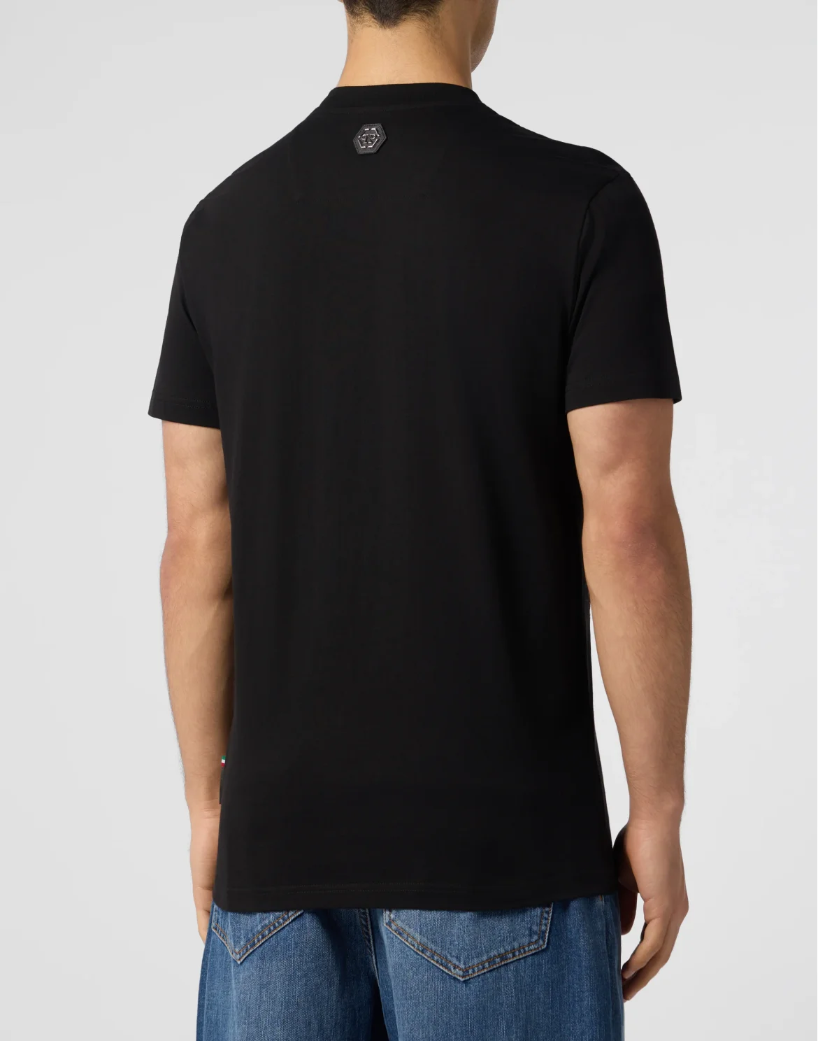 Round Neck T-Shirt Teddy Tennis, цвет: Черный