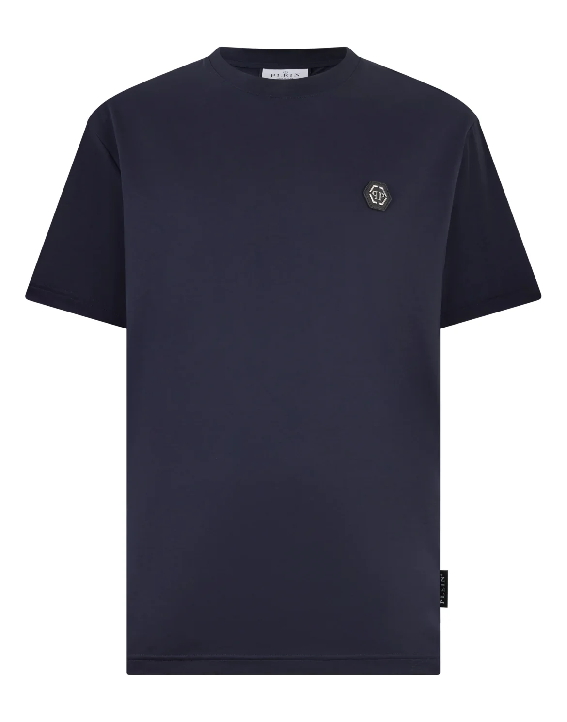 Round Neck T-Shirt Basic, цвет: Синий