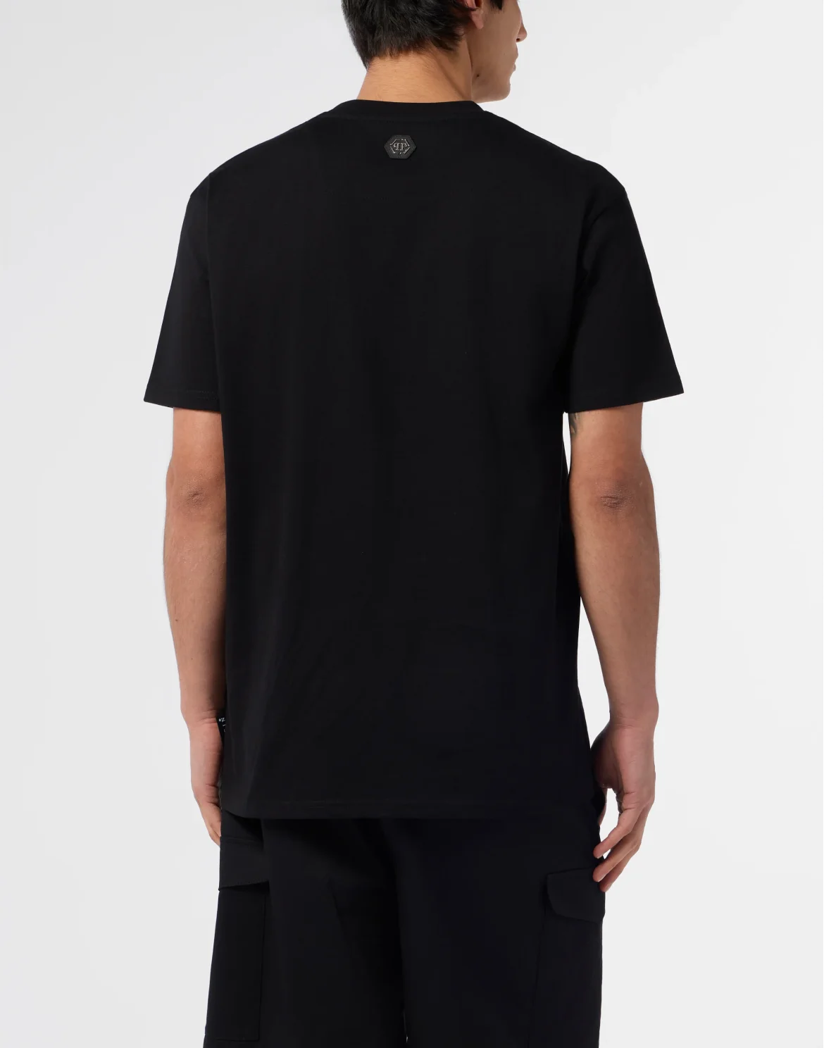 Round Neck T-Shirt Skull Stones, цвет: Черный