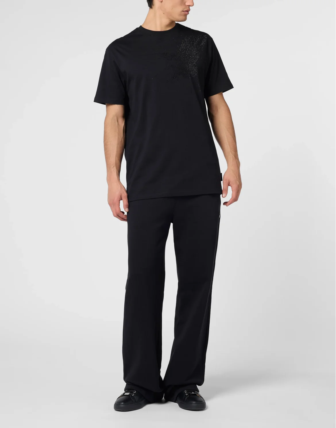 Round Neck T-Shirt Eagle Stones, цвет: Черный