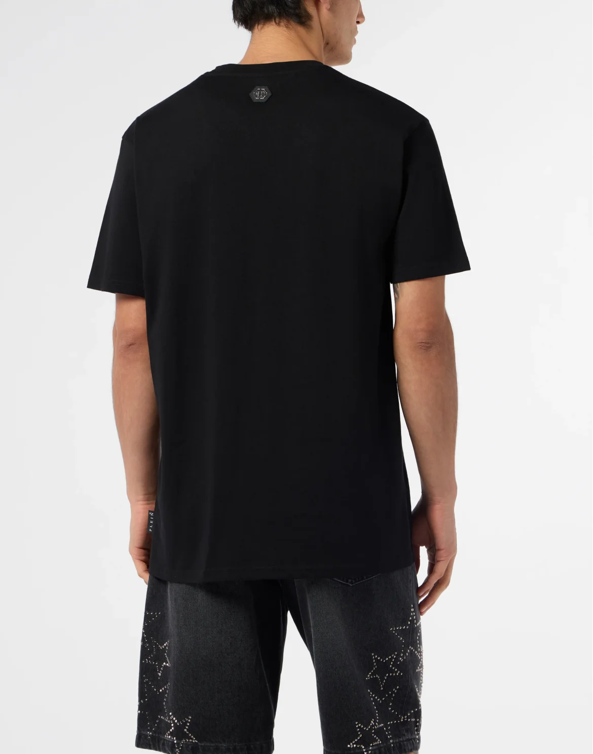 Round Neck T-Shirt Eagle Tattoo, цвет: Черный