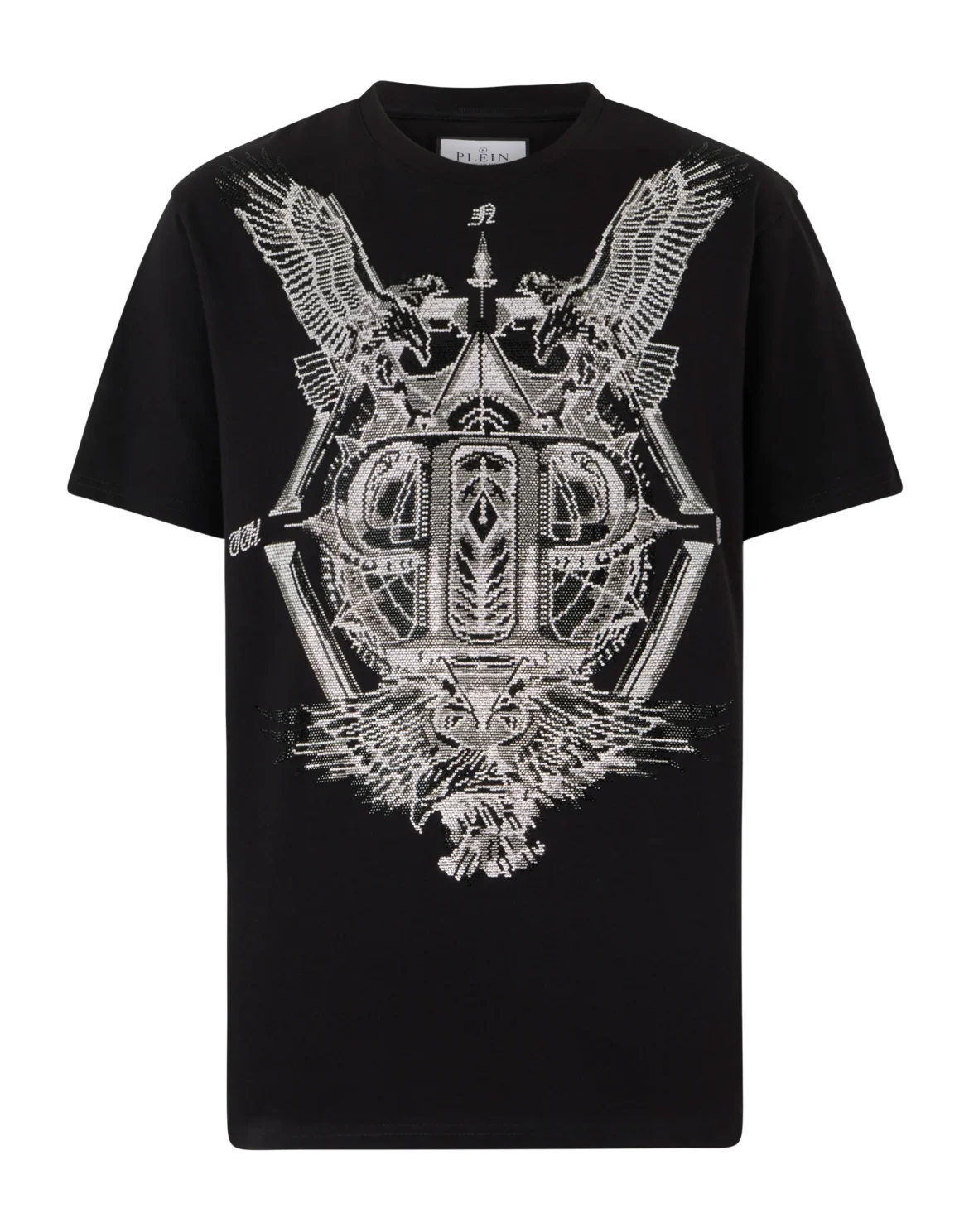 Round Neck T-Shirt Eagles Stones, цвет: Черный