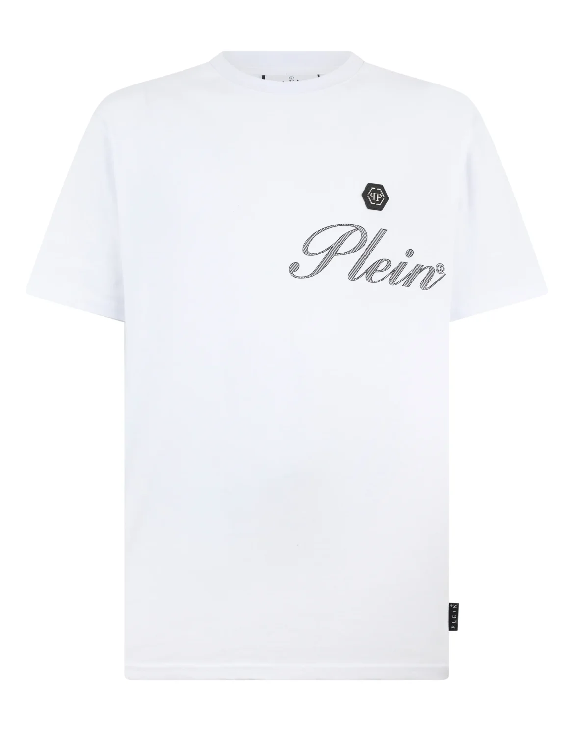 Round Neck T-Shirt Signature, цвет: Белый