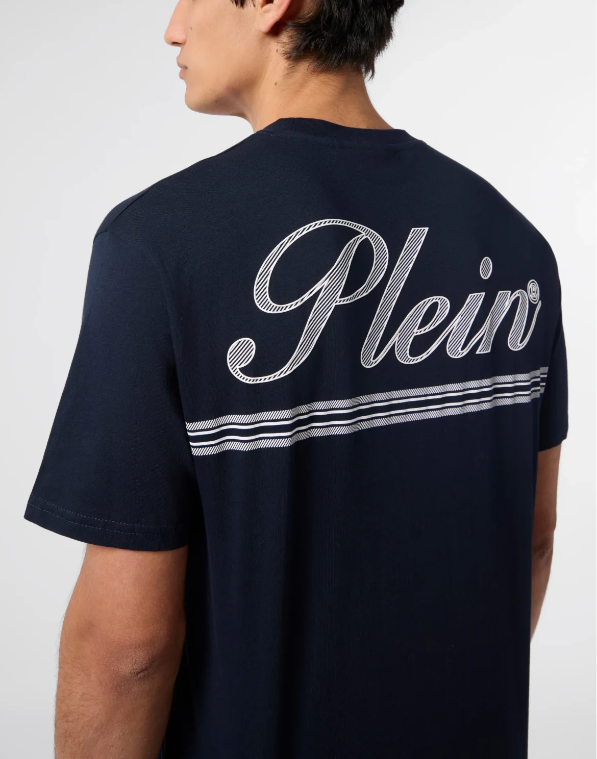 Round Neck T-Shirt Signature, цвет: Синий