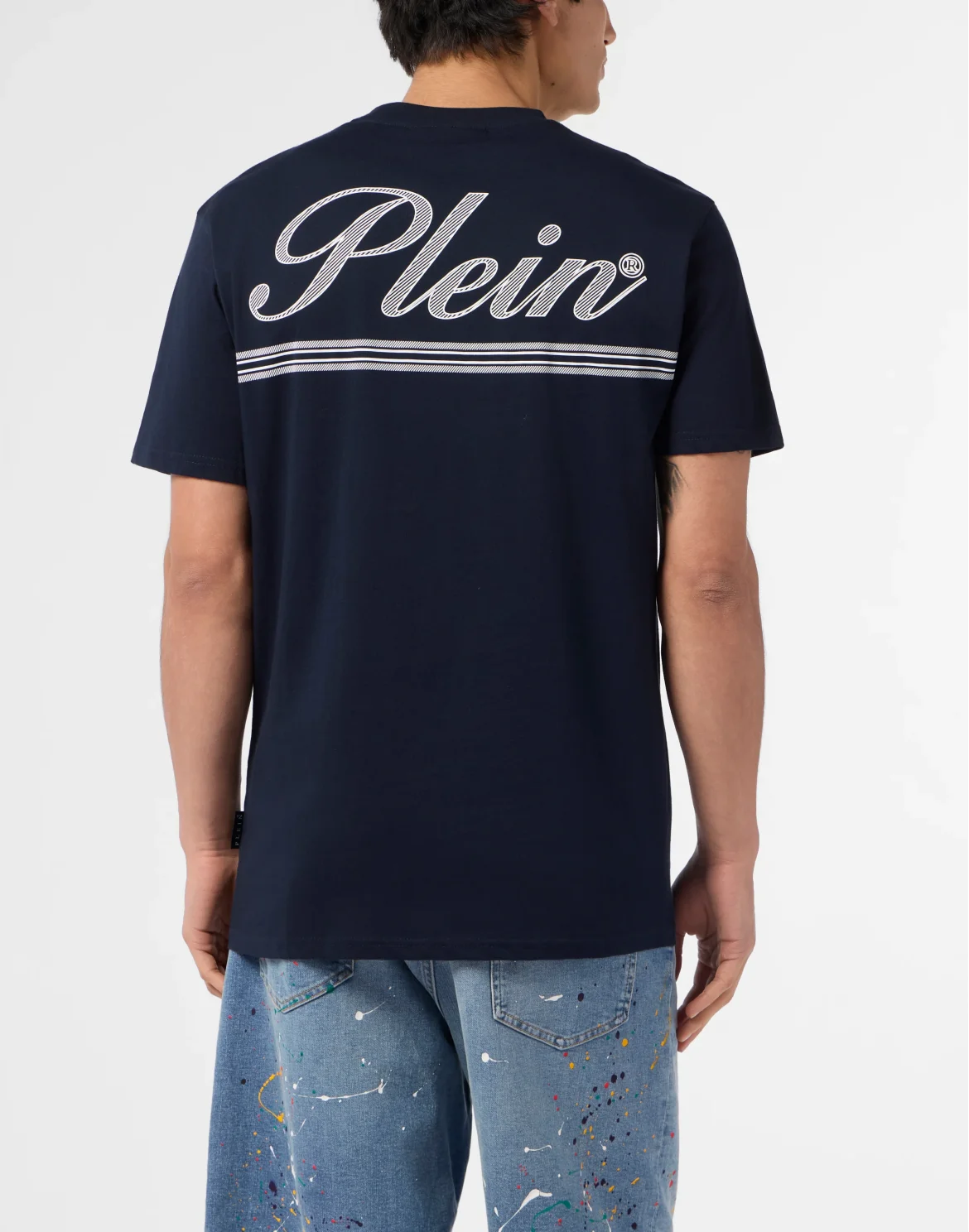 Round Neck T-Shirt Signature, цвет: Синий