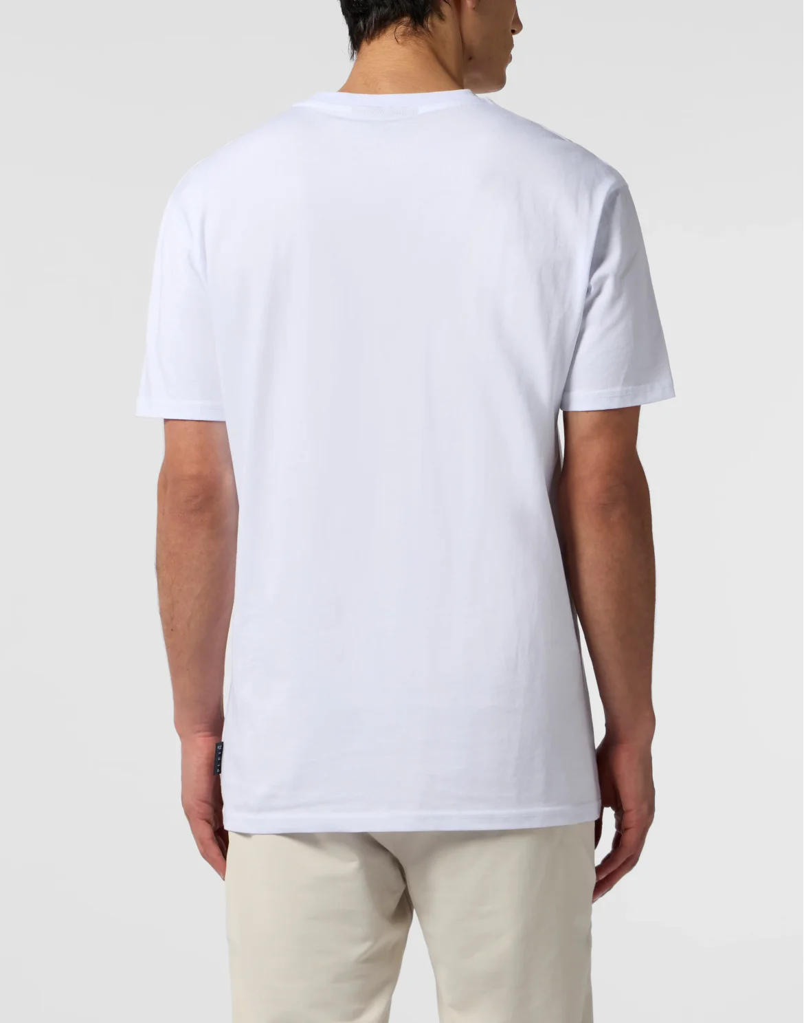 Round Neck T-Shirt Spray Hexagon, цвет: Белый