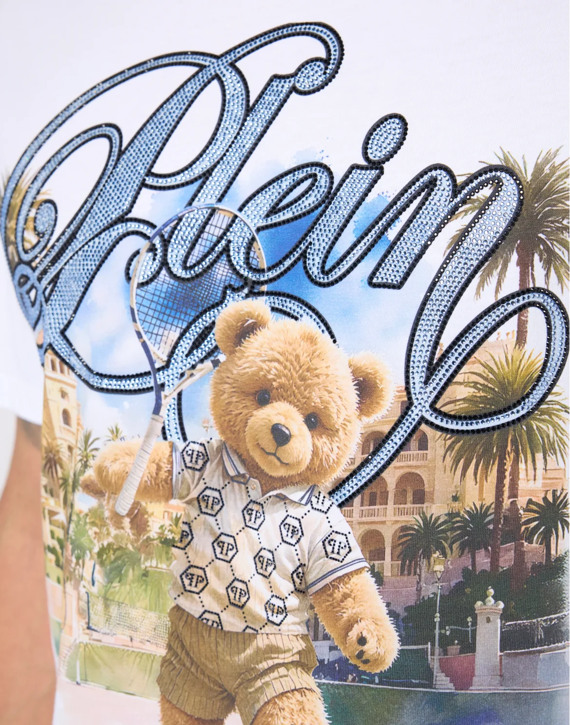 Round Neck T-Shirt Teddy Tennis, цвет: Белый