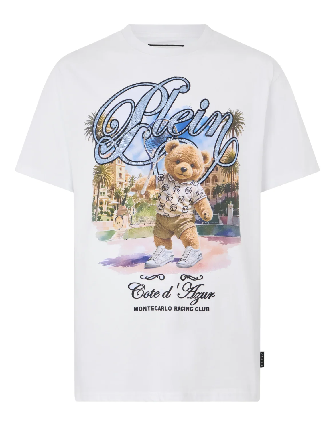 Round Neck T-Shirt Teddy Tennis, цвет: Белый