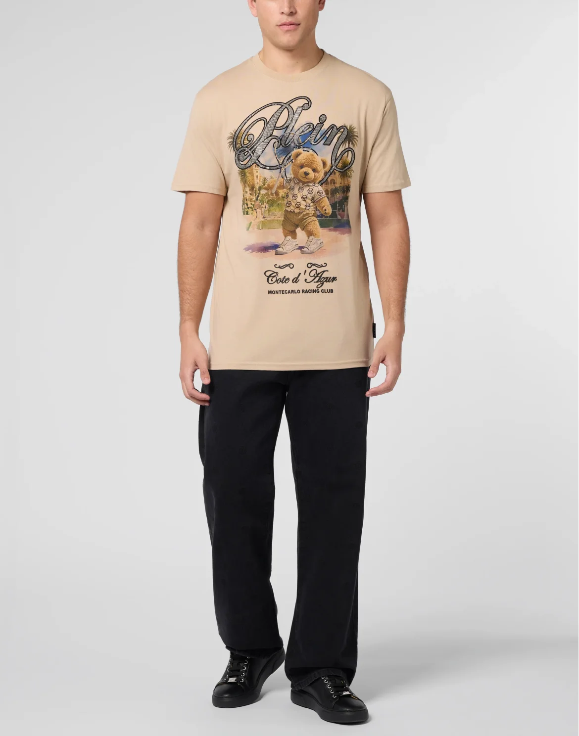 Round Neck T-Shirt Teddy Tennis, цвет: Бежевый