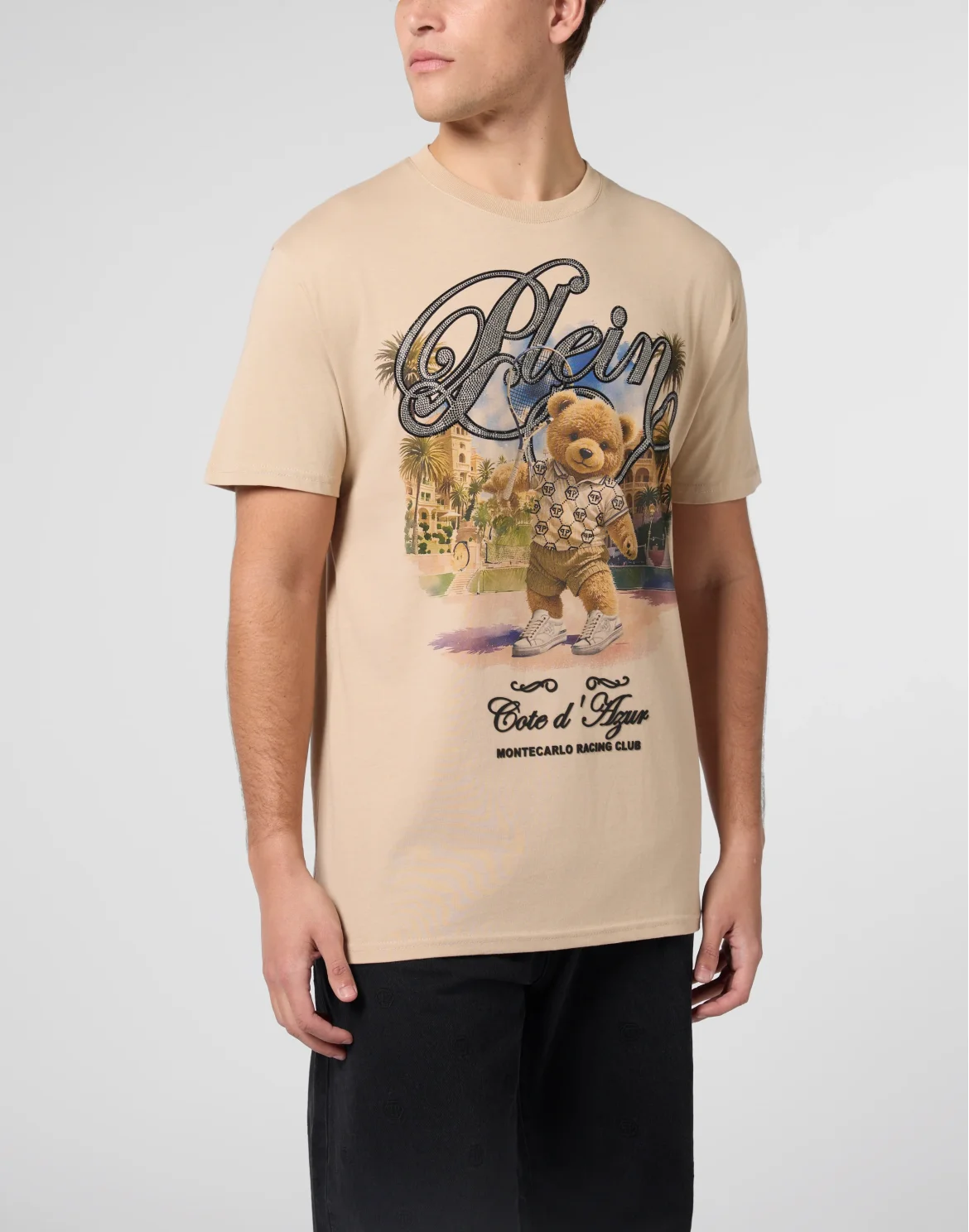 Round Neck T-Shirt Teddy Tennis, цвет: Бежевый