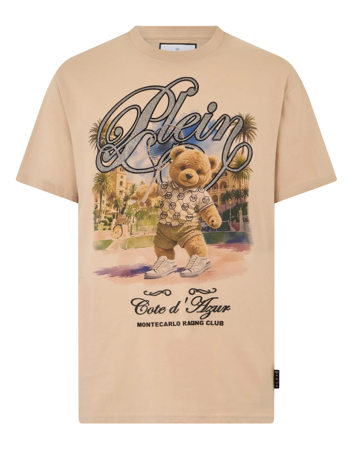 Round Neck T-Shirt Teddy Tennis, цвет: Бежевый