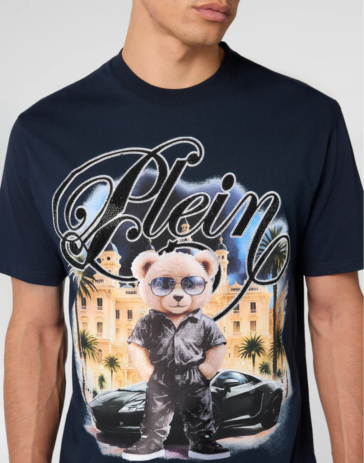 Round Neck T-Shirt Teddy Racing, цвет: Синий