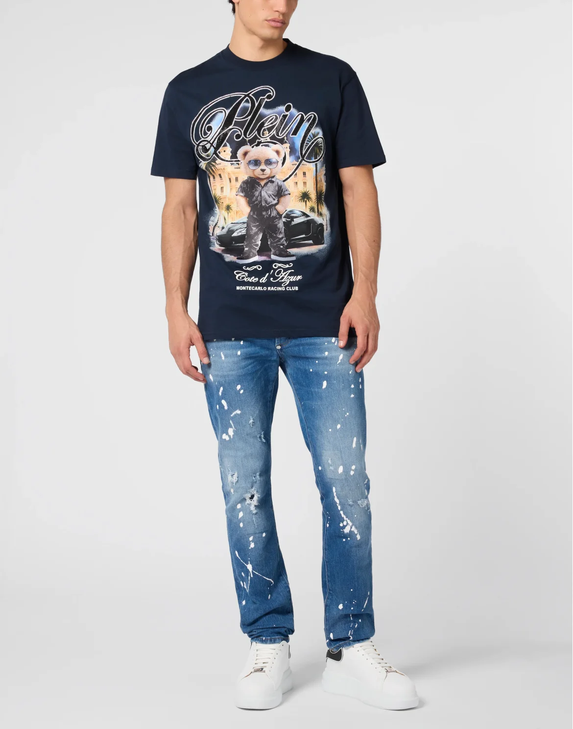 Round Neck T-Shirt Teddy Racing, цвет: Синий