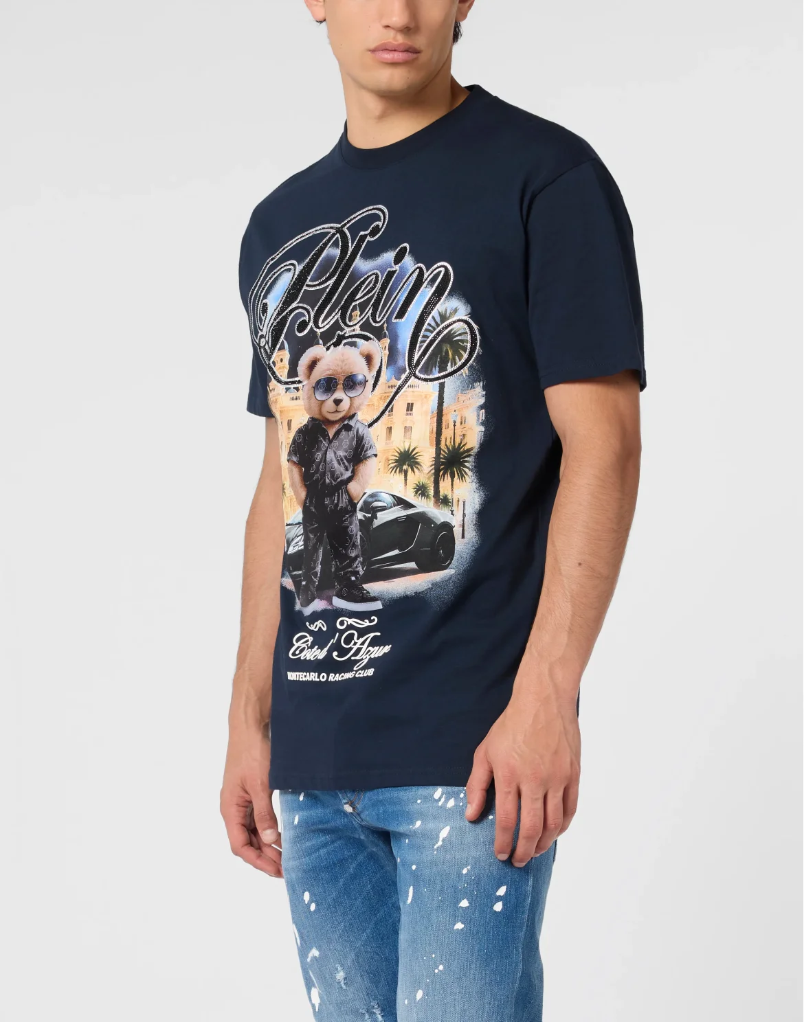 Round Neck T-Shirt Teddy Racing, цвет: Синий