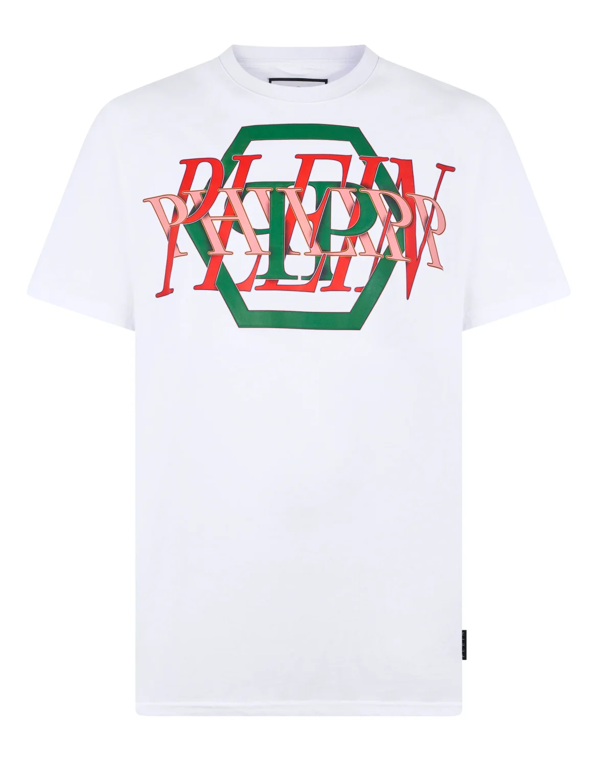 Round Neck T-Shirt Logo Hexagon, цвет: Белый