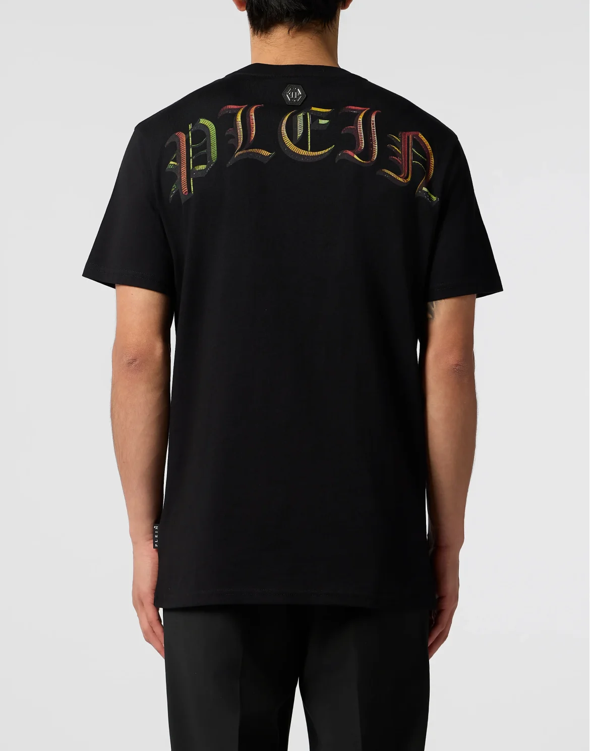 Round Neck T-Shirt Snake King Stones, цвет: Черный