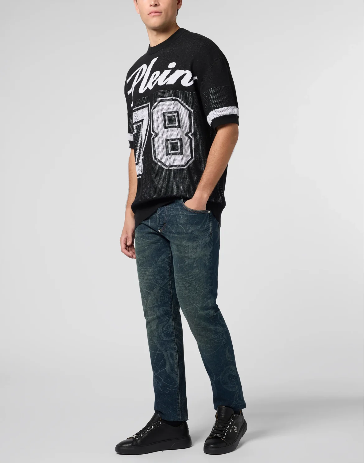 Round Neck T-Shirt, цвет: Черный