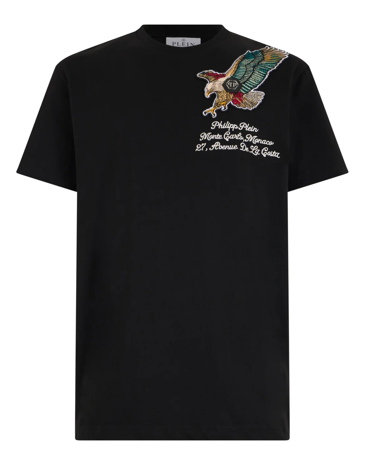 Round Neck T-Shirt Eagle Montecarlo, цвет: Черный