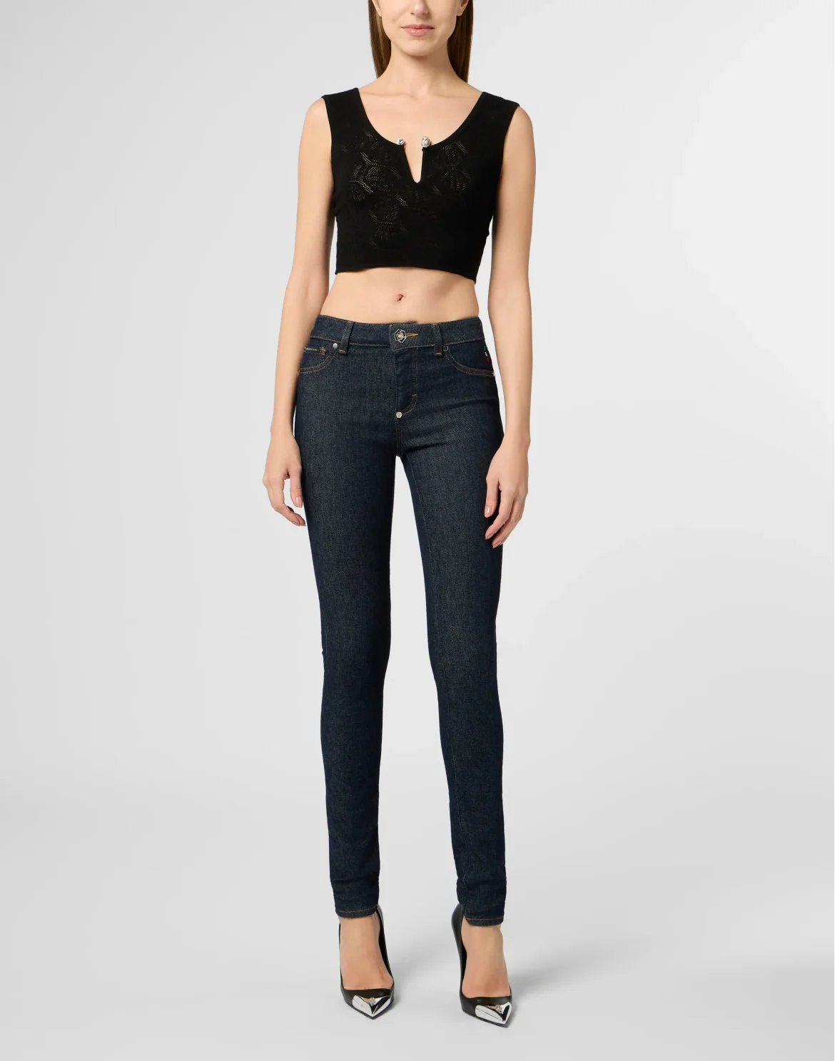 Super Stretch Jeggings Basic, цвет: Темно-синий деним
