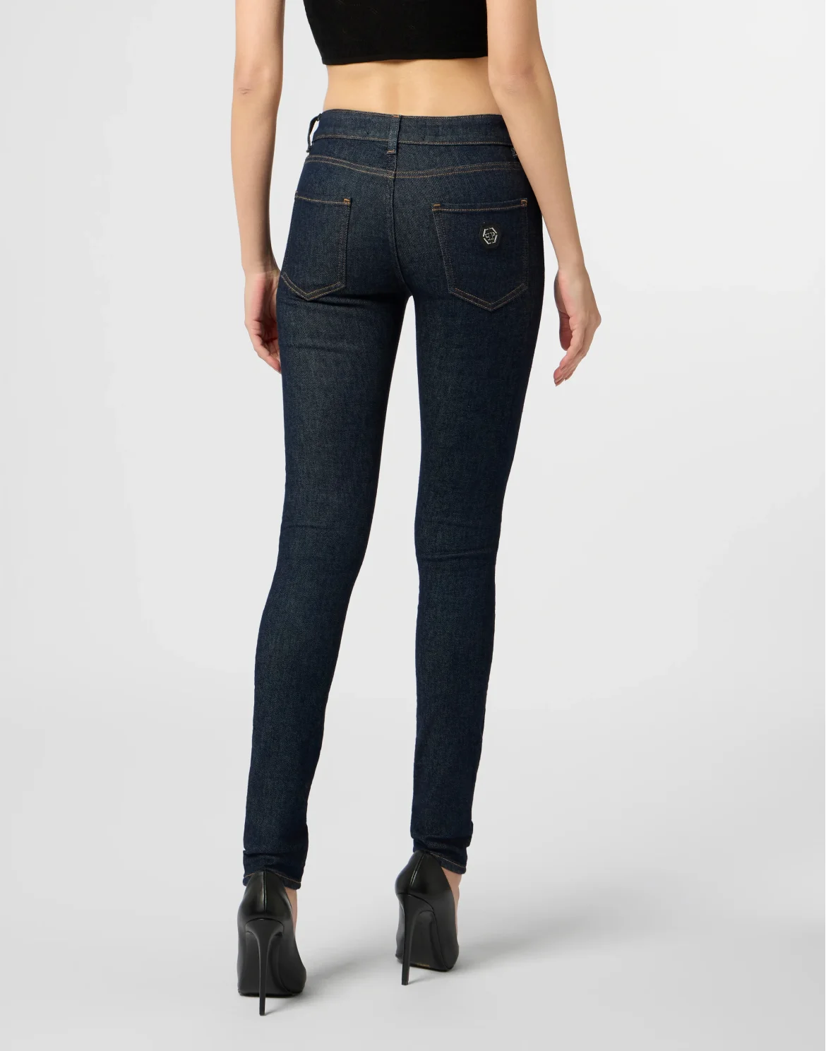 Super Stretch Jeggings Basic, цвет: Темно-синий деним