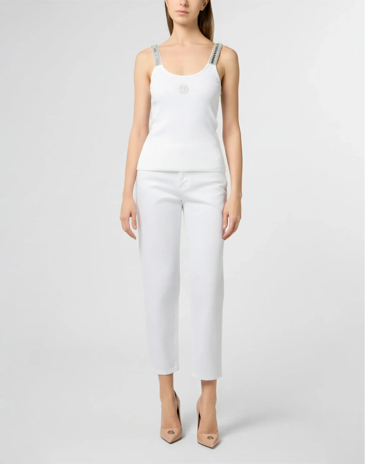Mom Fit Jeans Basic, цвет: Белый