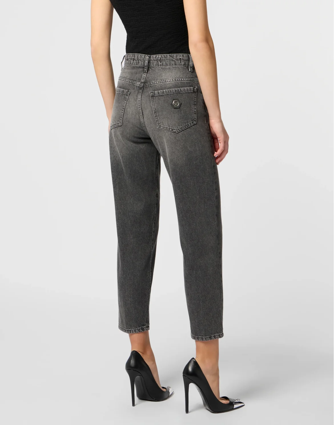 Mom Fit Jeans Basic, цвет: Серый
