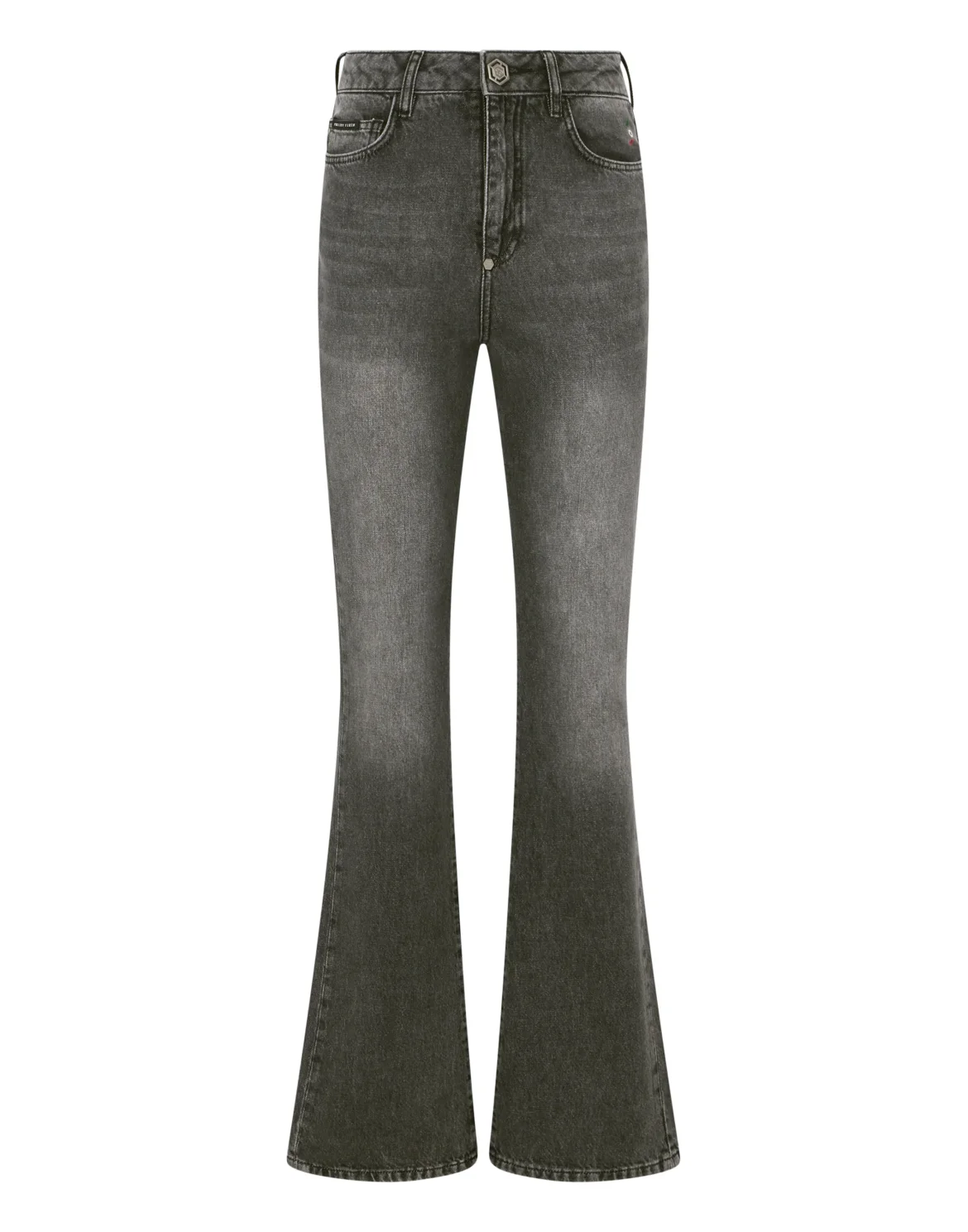 Flared Jeans Basic, цвет: Серый