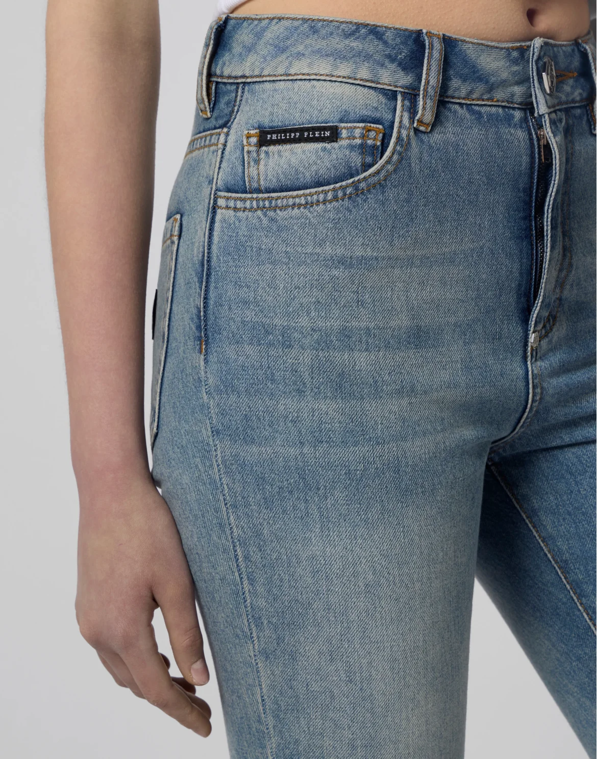 Flared Jeans Basic, цвет: Серый