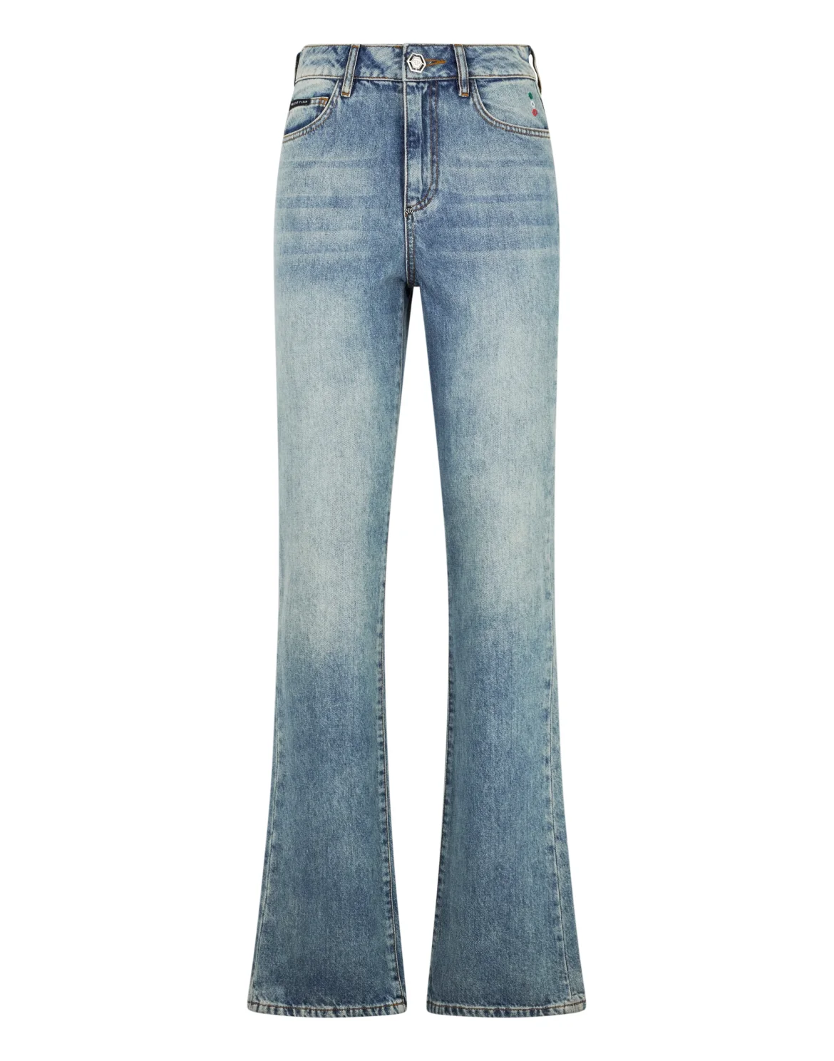 Flared Jeans Basic, цвет: Серый
