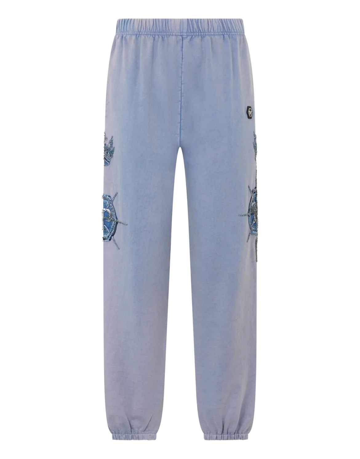 Washed Joggers Butterfly Tattoo, цвет: Голубой
