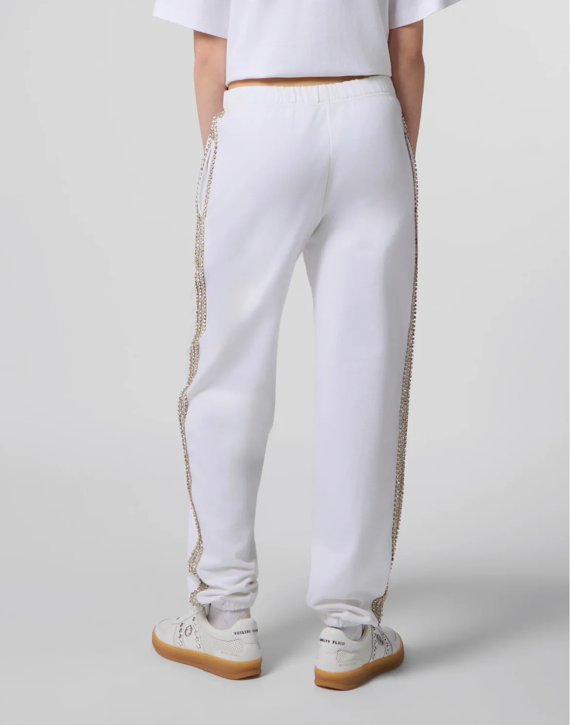 Cotton Joggers Strass, цвет: Белый