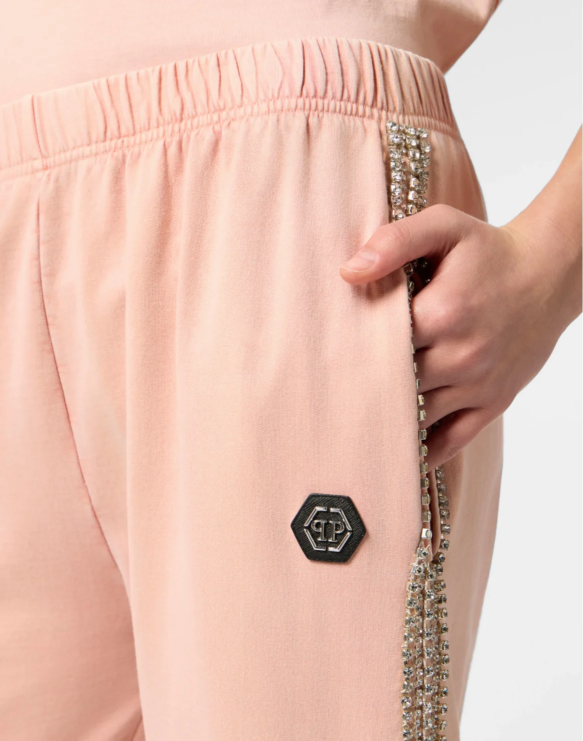 Cotton Joggers Strass, цвет: Розовый