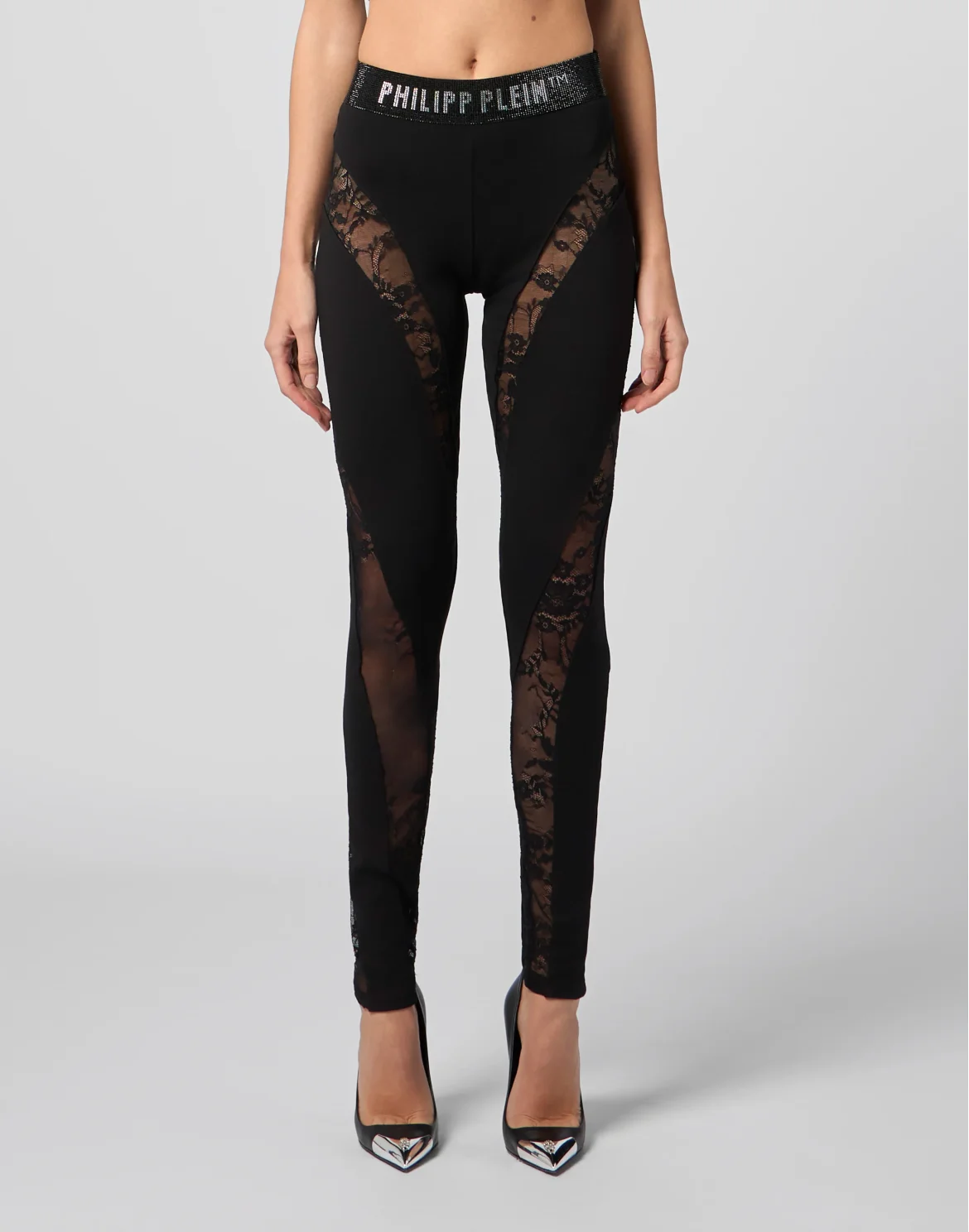 Multicutting Leggings Lace, цвет: Черный