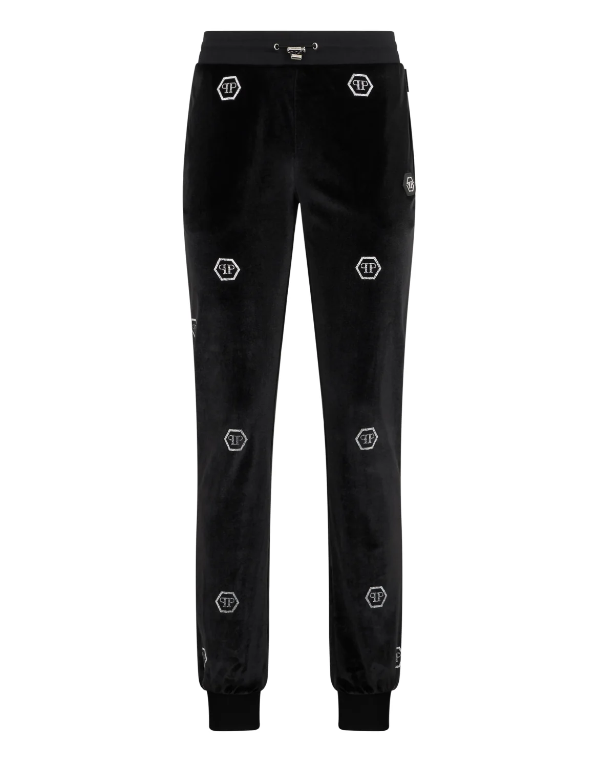 Chenille Joggers Monogram Strass, цвет: Черный