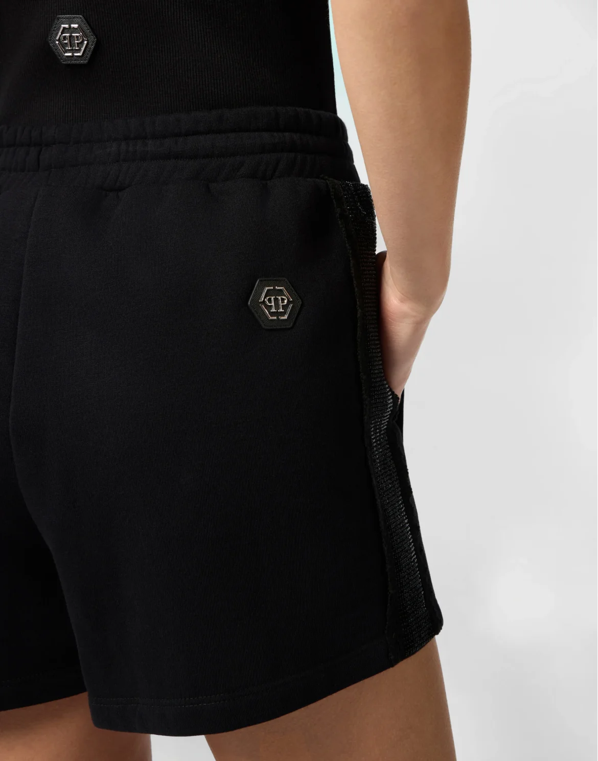 Shorts Strass Band, цвет: Черный