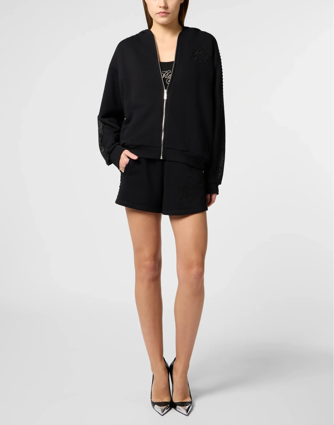 Shorts Strass Band, цвет: Черный