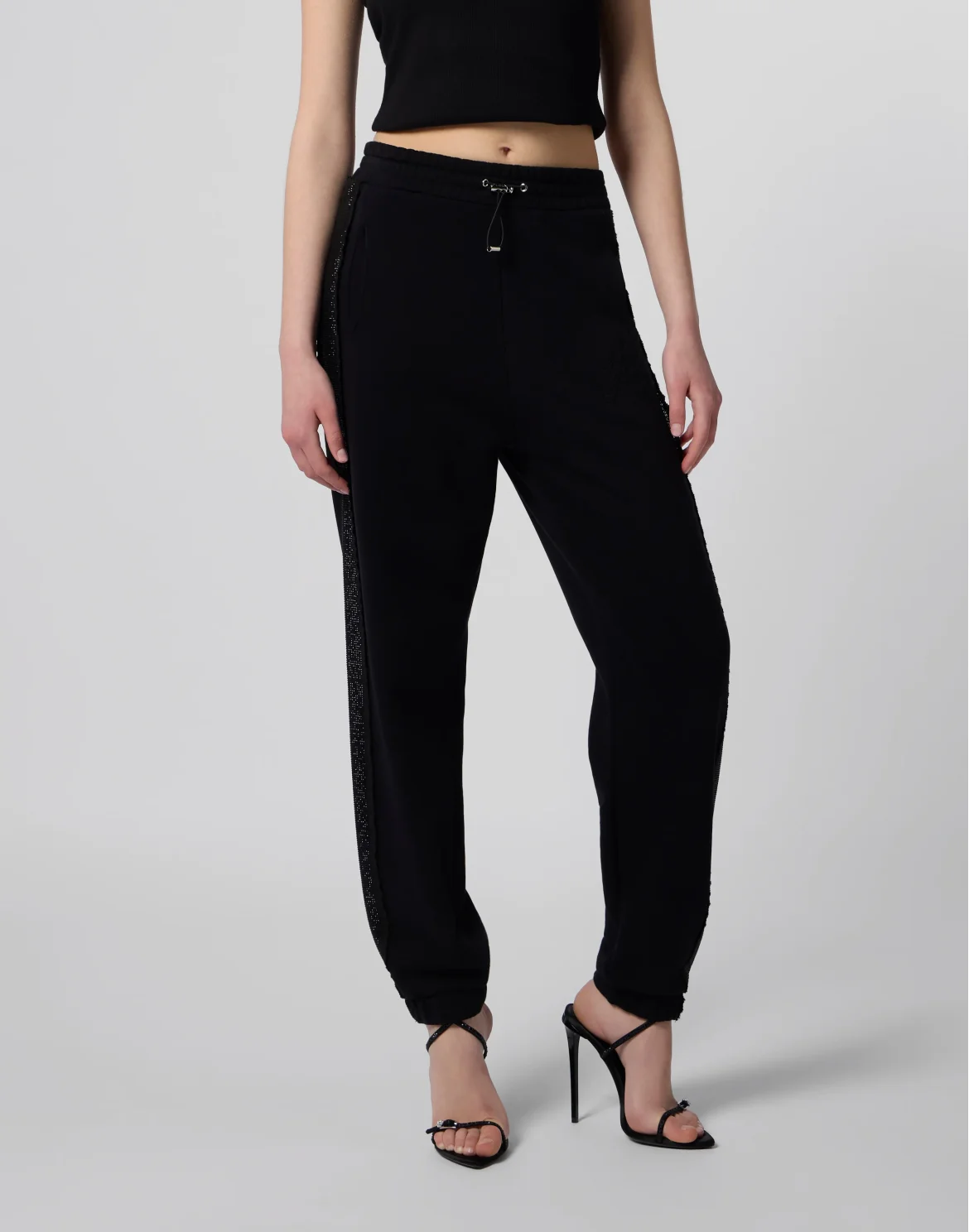 Joggers Strass Band, цвет: Черный