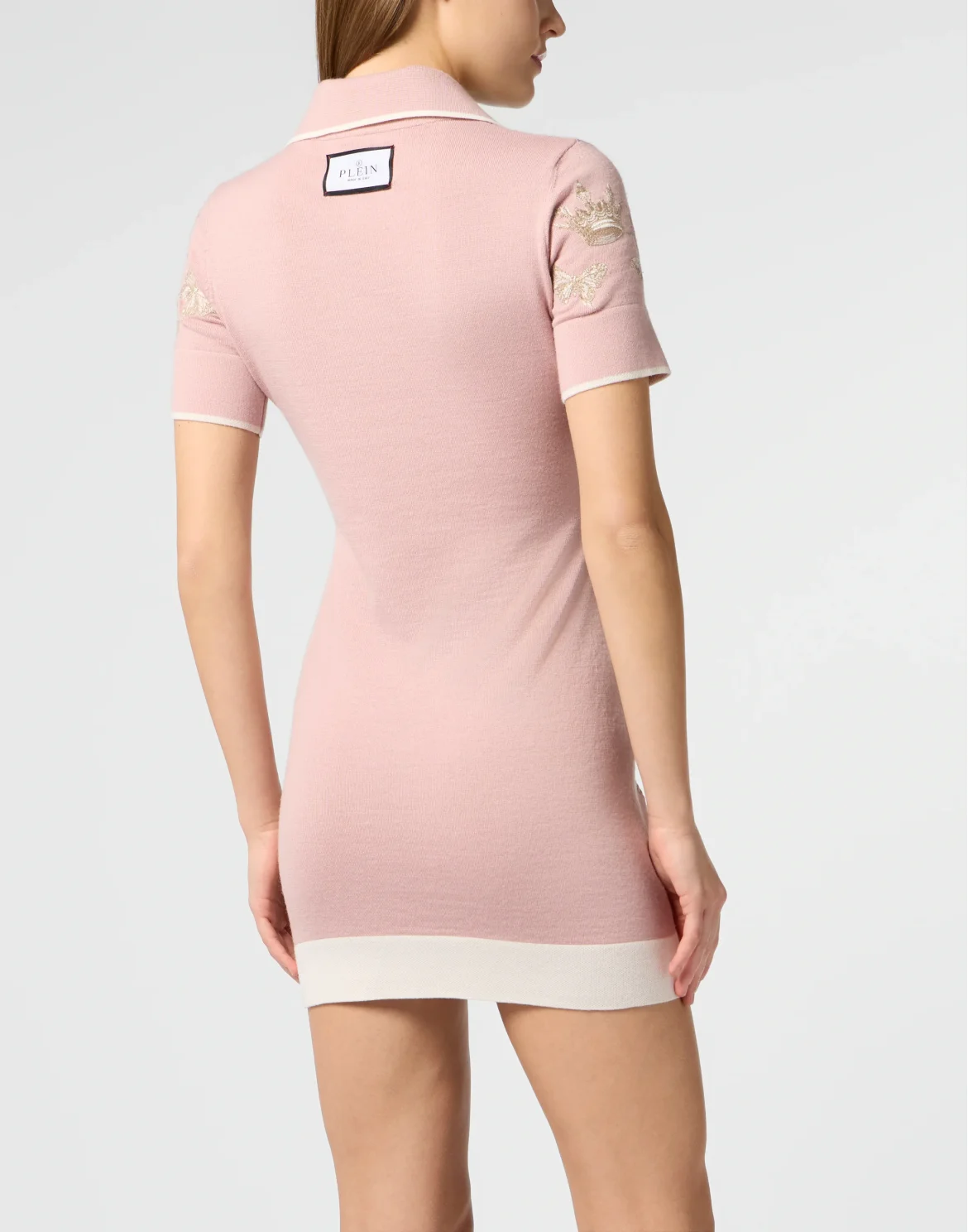 Polo Mini Dress Butterfly Tattoo, цвет: Розовый