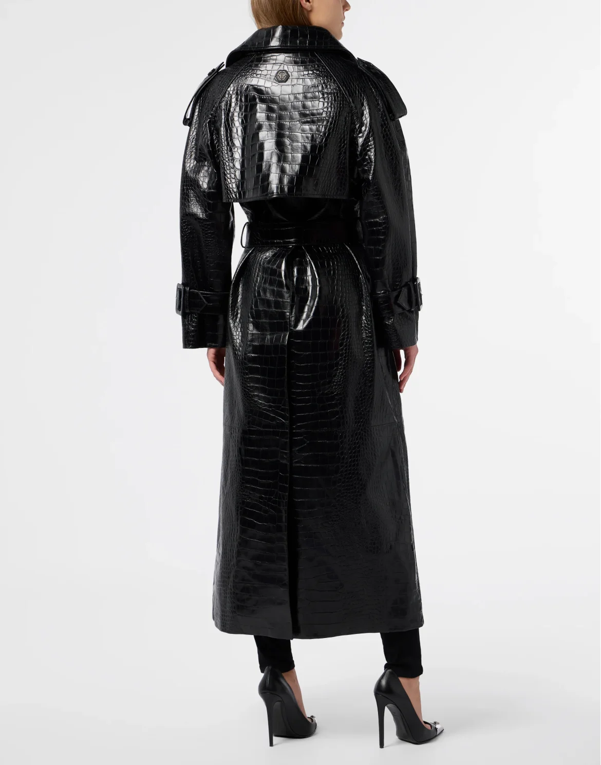 Long Trench Coat Cocco, цвет: Черный
