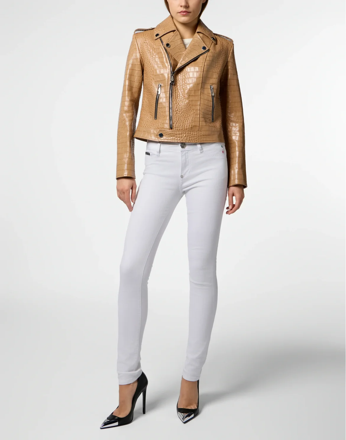 Biker Jacket Cocco, цвет: Бежевый
