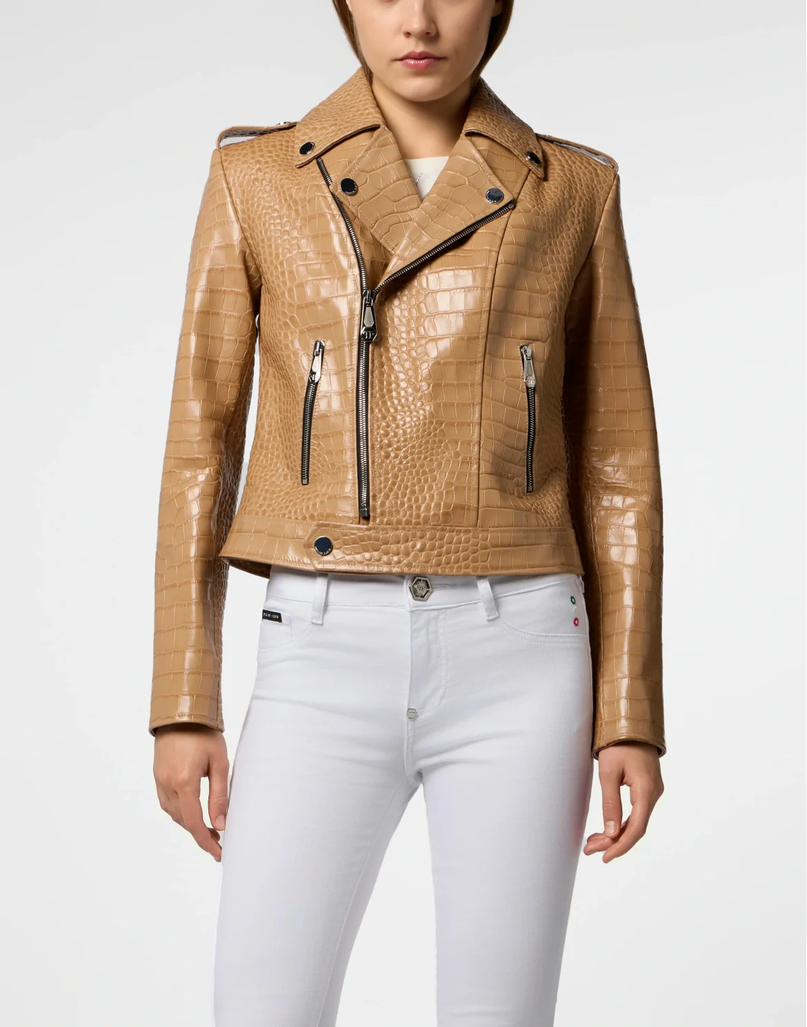 Biker Jacket Cocco, цвет: Бежевый