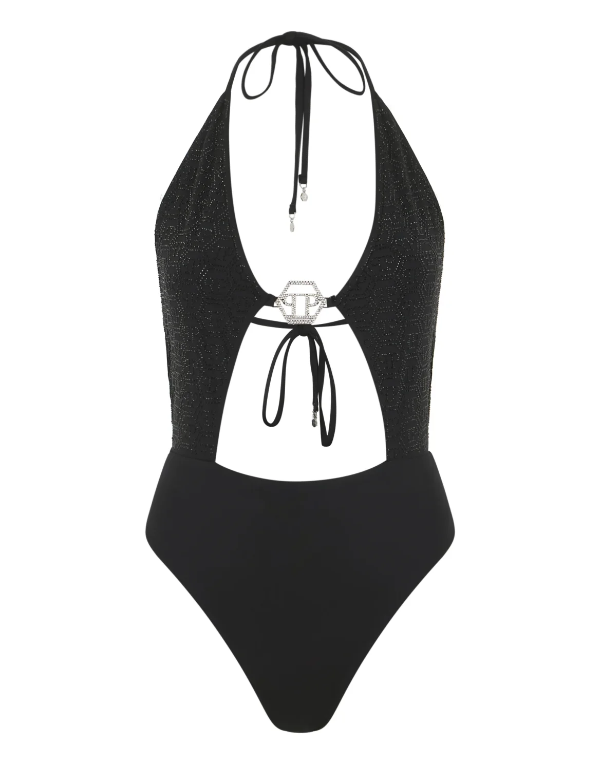 Monokini Monogram Strass, цвет: Черный